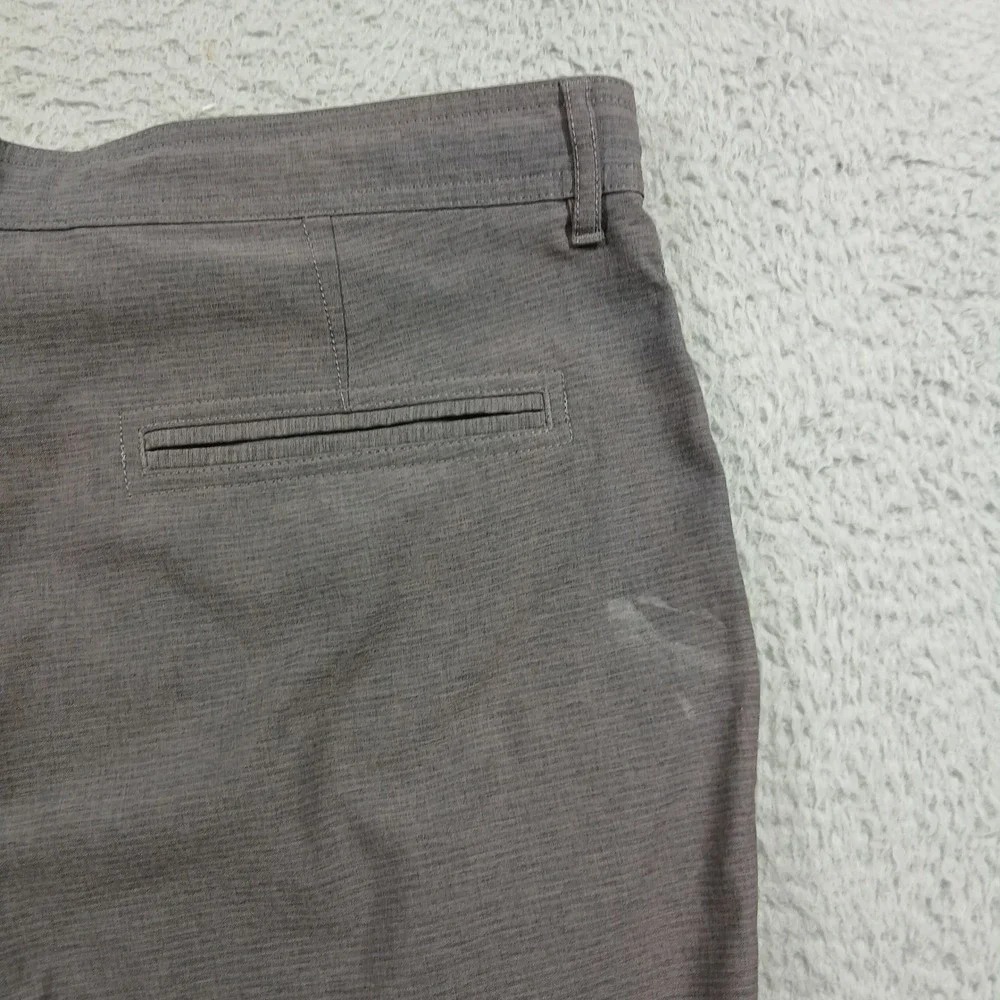 PGA Tour Men's Golf Shorts Size 34‎ Grey Heathered Performance Active EUC